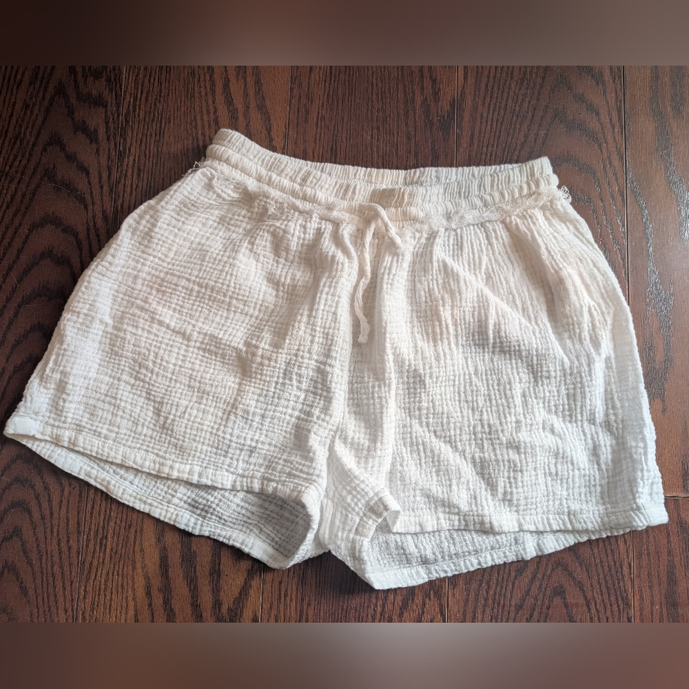 Topmark Buttoned Tank Top Shorts Set Pajamas Cotton XS Summer Vacation Beach - Picture 3 of 5